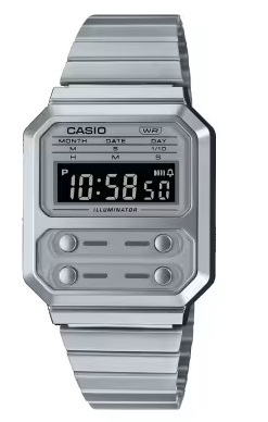 CASIO VINTAGE Mod. EDGY COLLECTION - SILVER