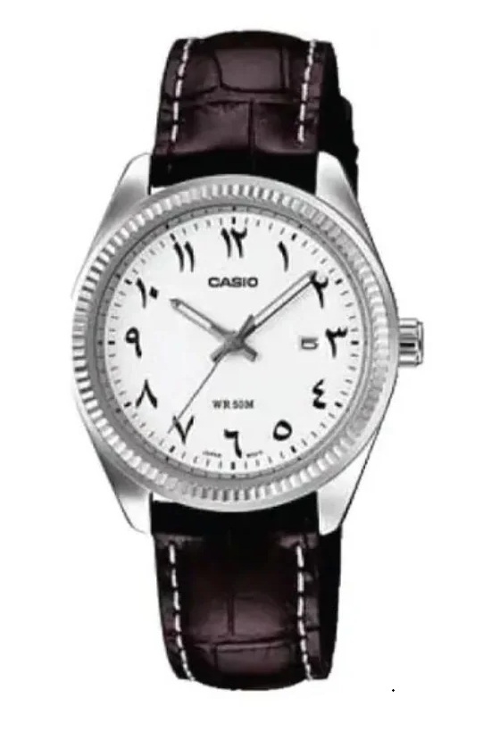 CASIO COLLECTION Mod. LADY DATE - LEATHER, WHITE