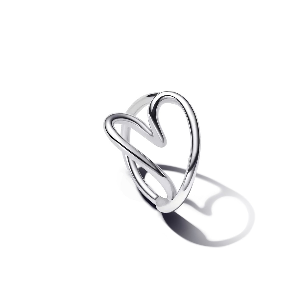 PANDORA JEWELRY Mod. ORGANICALLY SHAPED HEART RING