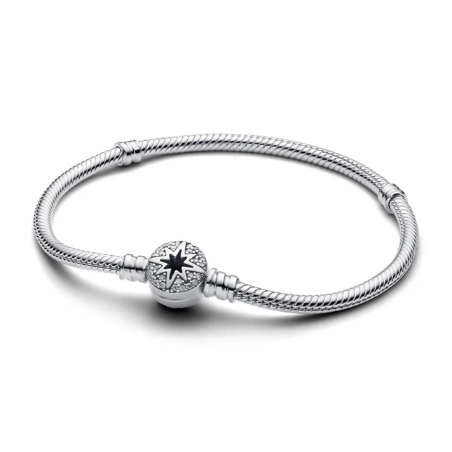 PANDORA MOMENTS Mod. NORTH STAR CLASP SNAKE CHAIN - Size 20