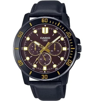 CASIO COLLECTION Mod. DIVER MULTIFUCTION BLACK - BROWN