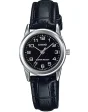 CASIO COLLECTION Mod. LADY 3H, LEATHER - BLACK