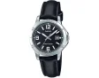 CASIO COLLECTION Mod. LADY DATE, LEATHER - BLACK