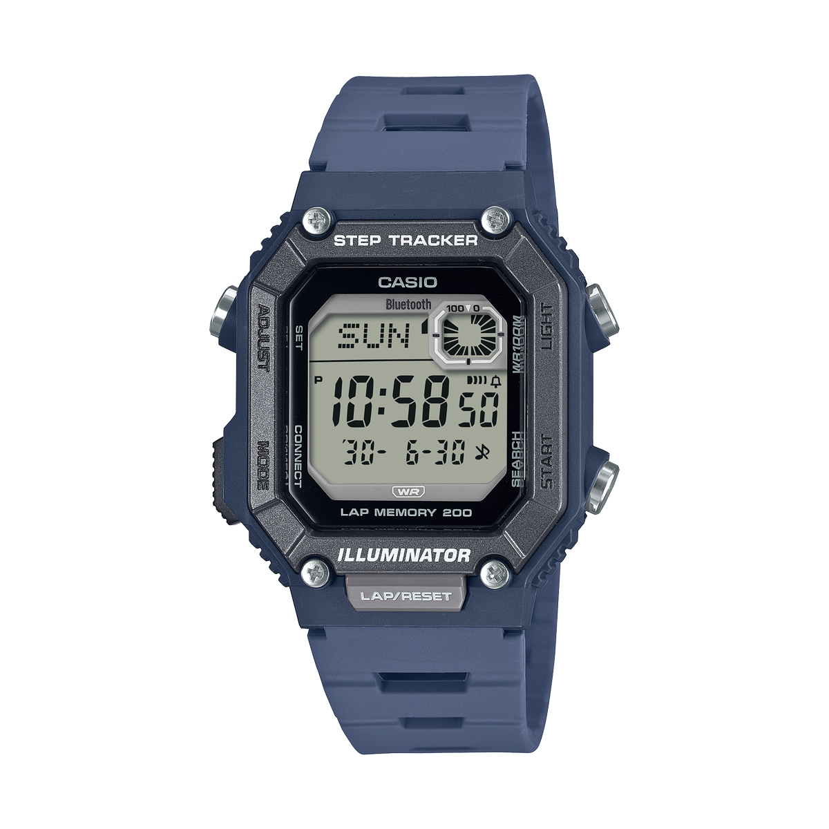 CASIO COLLECTION Mod. STEP TRACKER LAP 200 Bluetooth - BLUE