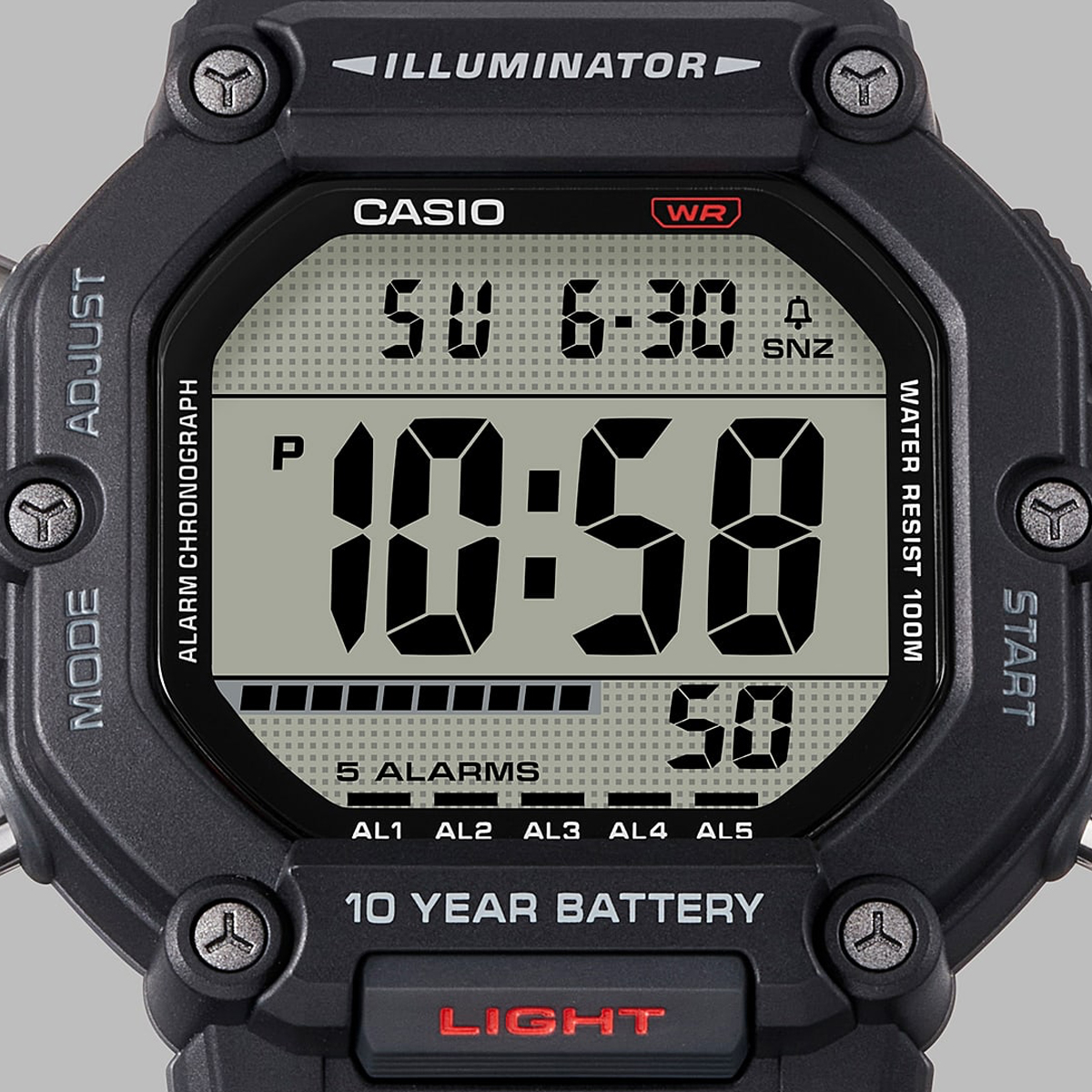 CASIO SPORT Mod. DIVER - OVERSIZE 10 YEARS BATTERY - BLACK