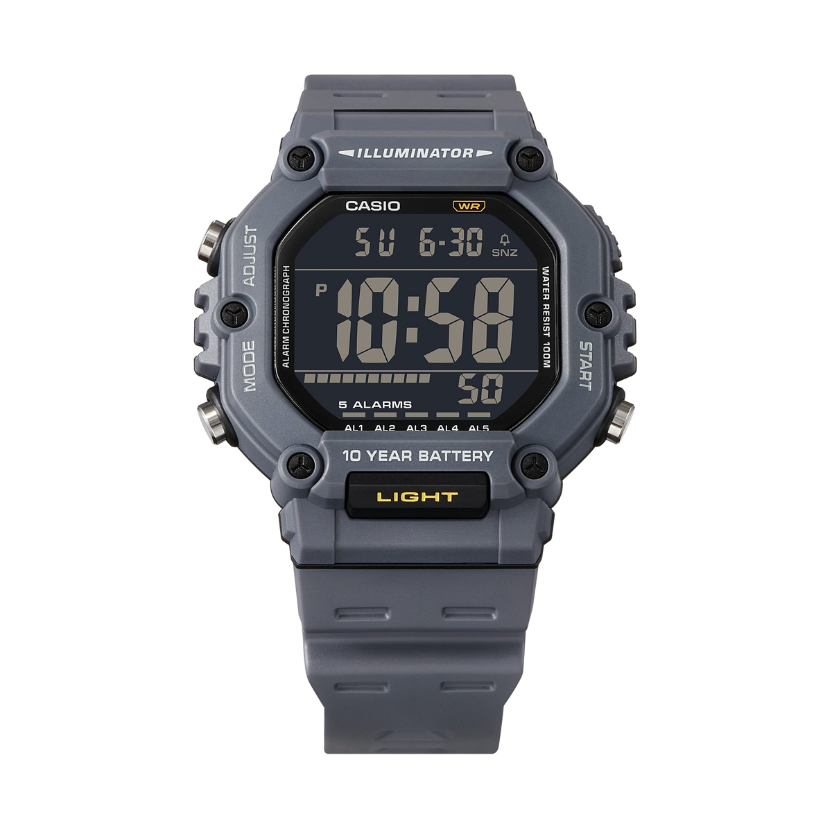 CASIO SPORT COLLECTION Mod. OVERSIZE 10 YEARS BATTERY - AVIO