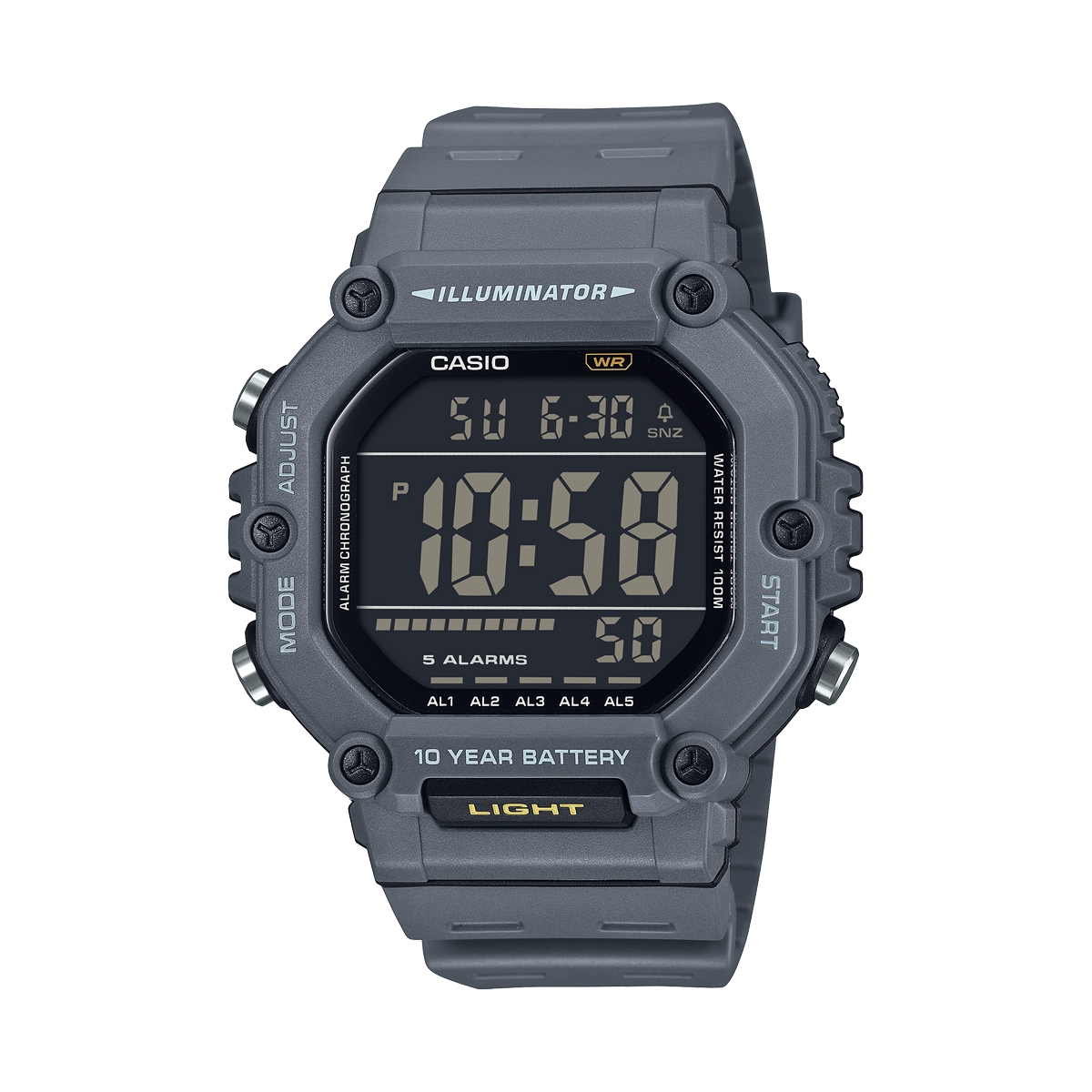 CASIO SPORT COLLECTION Mod. OVERSIZE 10 YEARS BATTERY - AVIO