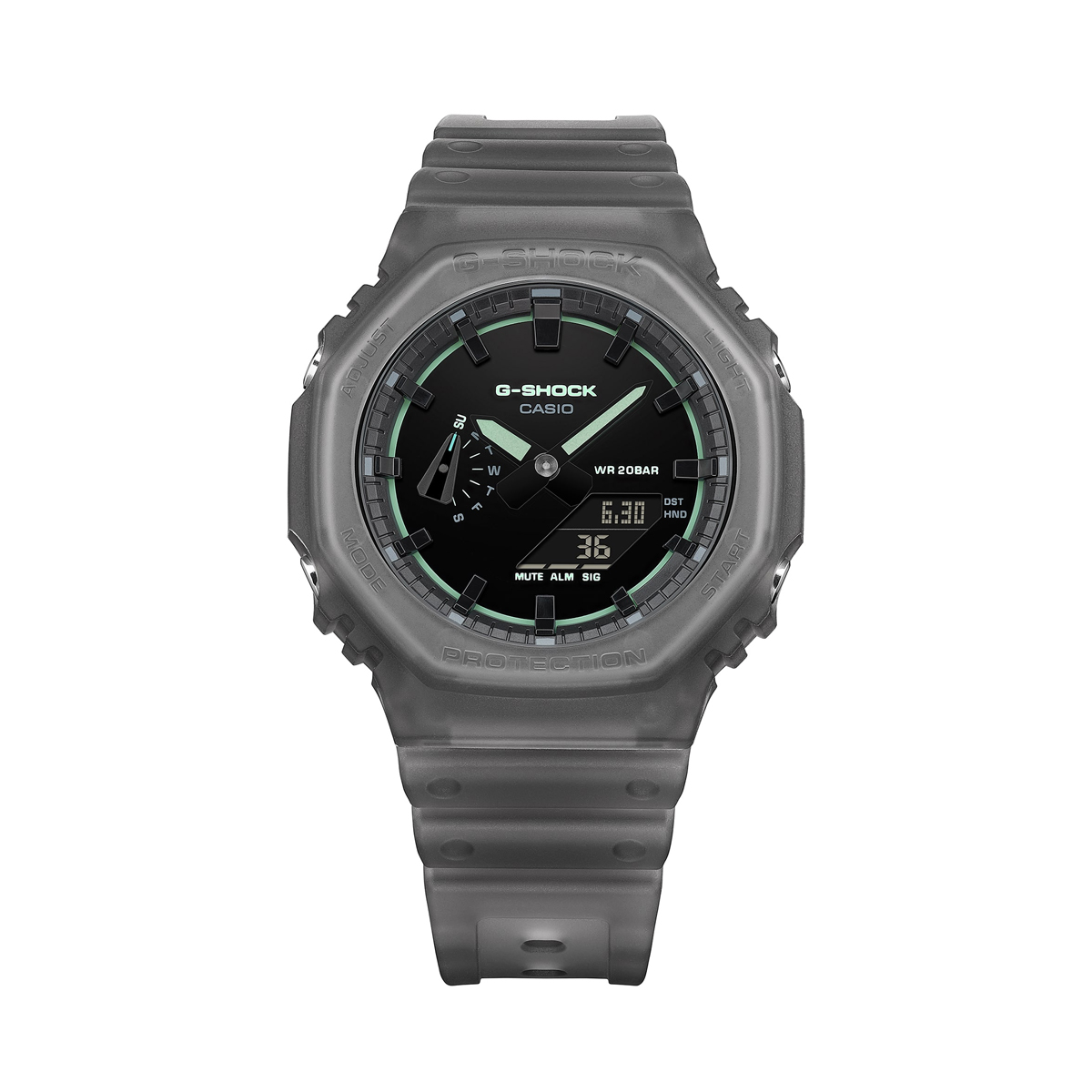 CASIO G-SHOCK Mod. OAK - SMOKE LIGHT SERIE - BLACK ***NEW!***