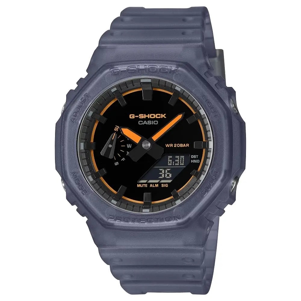 CASIO G-SHOCK Mod. OAK - SMOKE LIGHT SERIE - BLUE ***NEW!***