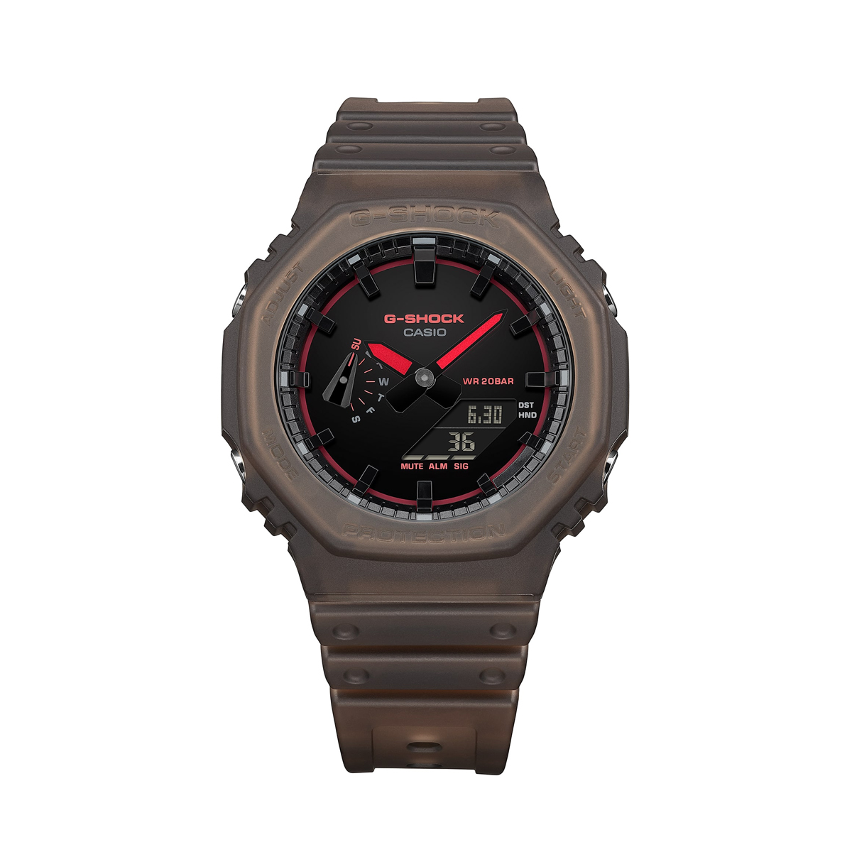 CASIO G-SHOCK Mod. OAK - SMOKE LIGHT SERIE - BROWN ***NEW!***