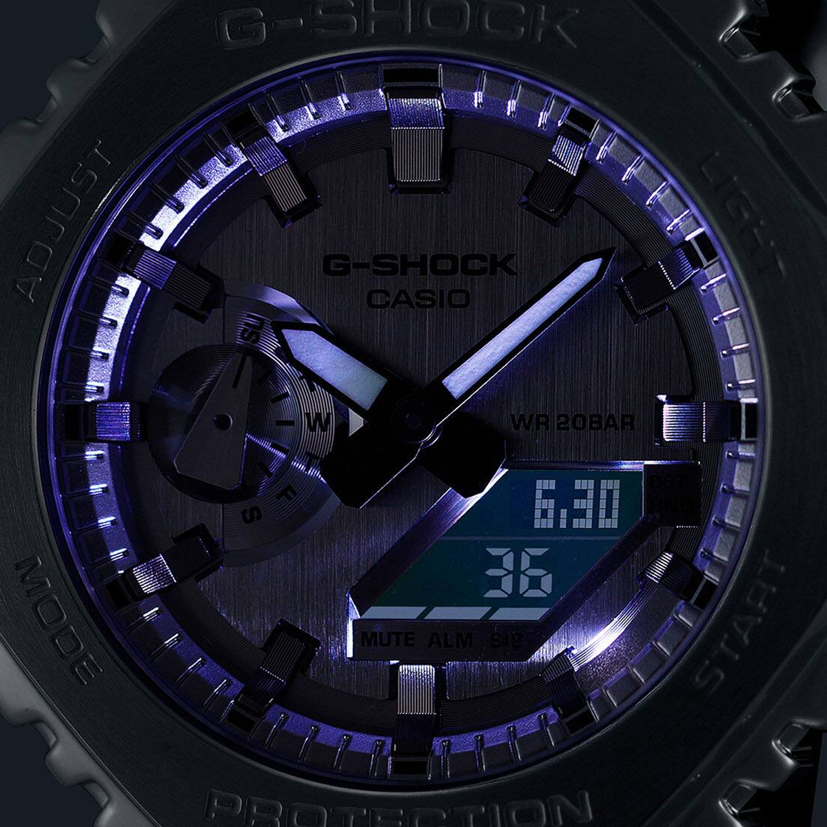 CASIO G-SHOCK Mod. OAK - FINE METALLIC SERIES - SILVER