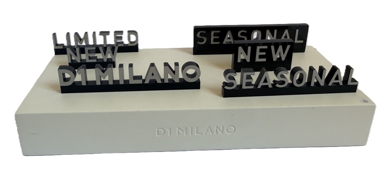 D1 MILANO Base - 6 Movable Signs