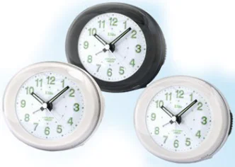 ELITE SVEGLIA ANALOGICA BIANCA / WHITE ALARM CLOCK