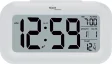 ELITE Sveglia digitale con luce LED automatica (sensore crepuscolare) - BIANCO - Digital alarm clock with automatic LED light (twilight sensor) - WHITE