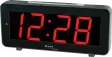 ELITE Sveglia LED a corrente (cavetto USB e spina inclusi) - NERO - LED alarm clock powered by electricity (USB cable and plug included) - BLACK
