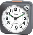 ELITE Sveglia silent con luce e snooze - ANTRACITE - Silent alarm clock with light and snooze - GREY