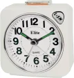 ELITE Sveglia silent con luce e snooze - BIANCO - Silent alarm clock with light and snooze - WHITE