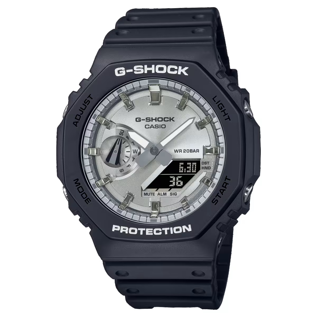 G-SHOCK OAK SILVER BLACK SERIE