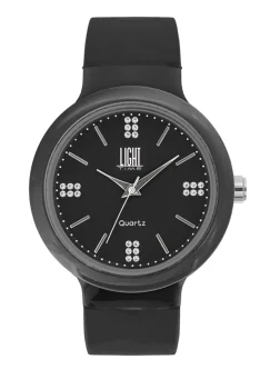 L178B LIGHT TIME Mod. EUROPE Black / Strass