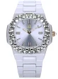 LIGHT TIME Mod. VELVET NAUTILUS - White Clear Strass