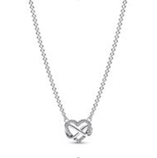 PANDORA Mod. SPARKLING INFINITY HEART COLLIER NECKLACE