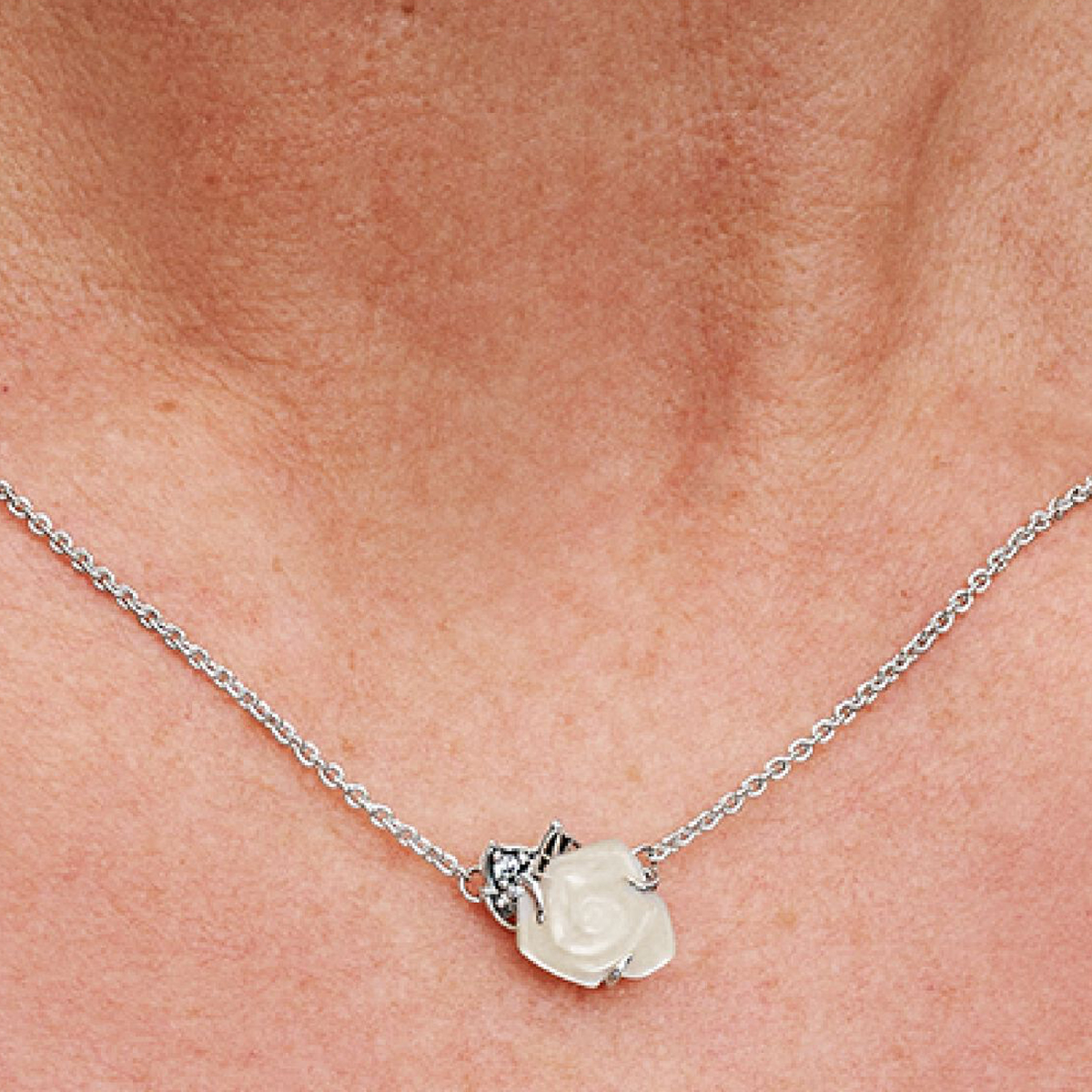 PANDORA JEWELRY Mod. SPARKLING ROW COLLIER NECKLACE