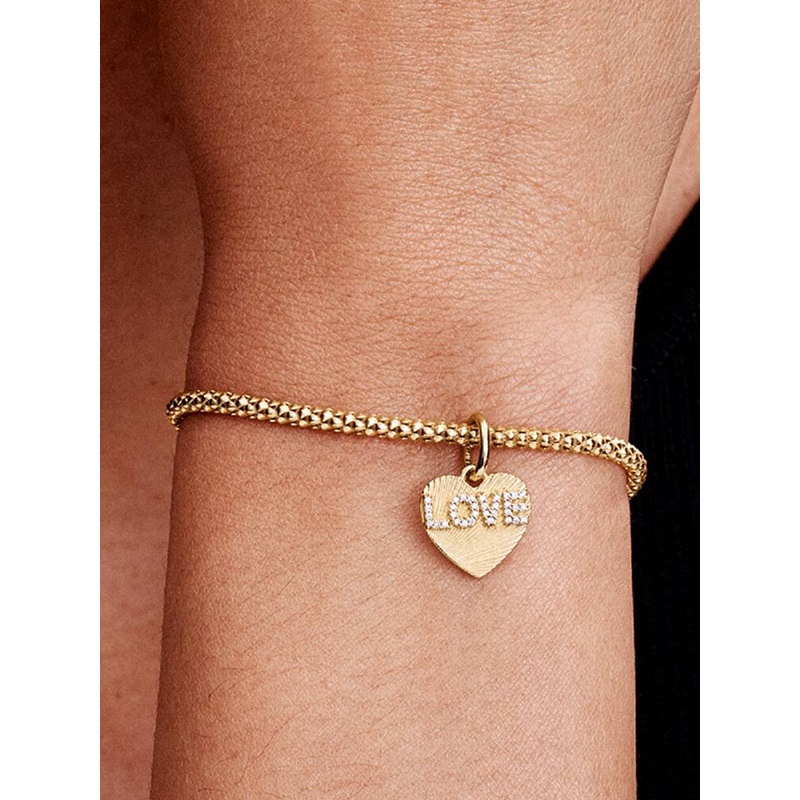 PANDORA CHARMS Mod. ENGRAVABLE LOVE HEART DANGLE