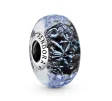 PANDORA Mod. WAVY DARK BLUE MURANO GLASS OCEAN CHARM