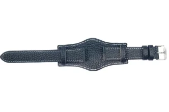 LEATHER Strap Black- 18mm