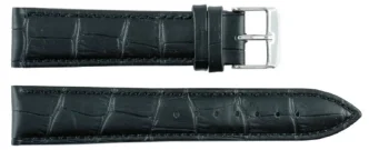 LEATHER Strap BLACK - 24mm