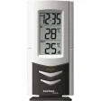 TECHNO LINE Mod. WS9178 - Termometro da parete-tavolo. tem interna-esterna con sensore wireless e orologio - Wall-table thermometer. indoor-outdoor temp with wireless sensor