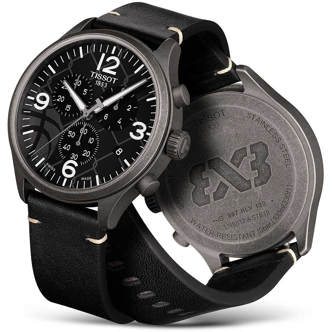 TISSOT Mod. CHRONO XL 3X3 STREET BASKETBALL Special Pack + Extra Strap