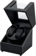 Watch Winder for 2 Watches – Faux Leather / Carica Orologio 2 orologi – Similpelle